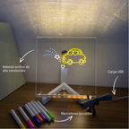 Pizarra LED para Dibujar Mantiene a tu hijo entretenido sin celular y estimula su creatividad