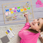 Pizarra LED para Dibujar Mantiene a tu hijo entretenido sin celular y estimula su creatividad