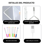 Pizarra LED para Dibujar Mantiene a tu hijo entretenido sin celular y estimula su creatividad