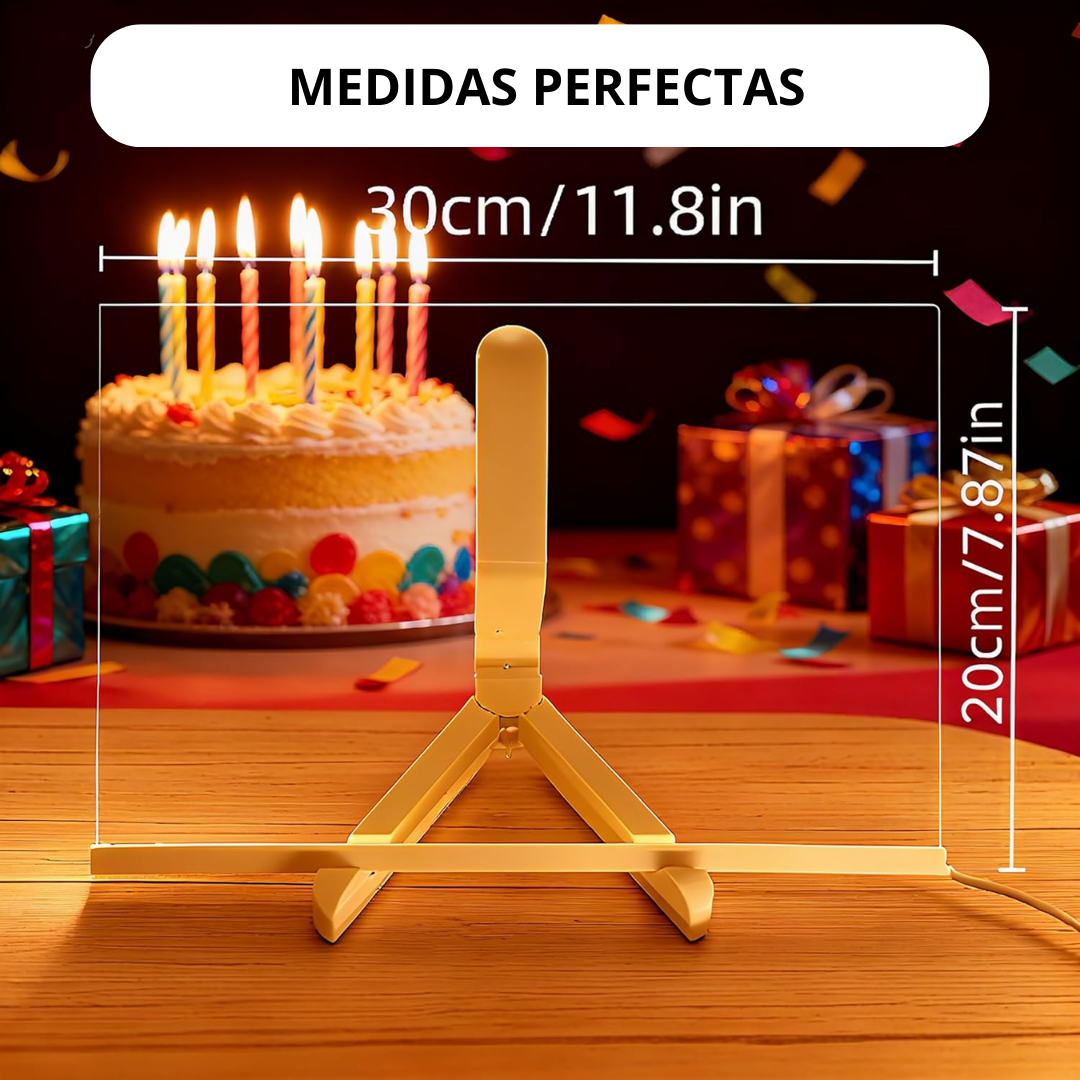 Pizarra LED para Dibujar Mantiene a tu hijo entretenido sin celular y estimula su creatividad